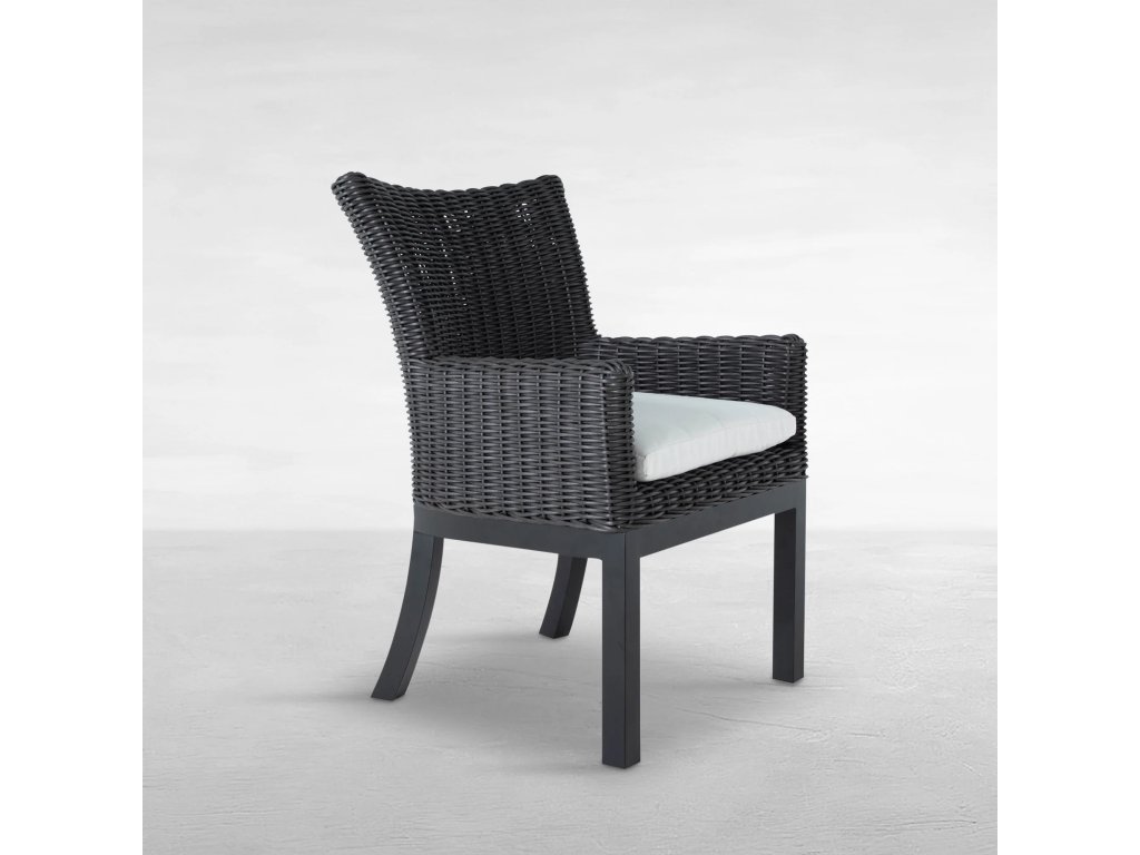 Montecito N-Dura Resin Wicker Outdoor Woven Arm Chair - main image