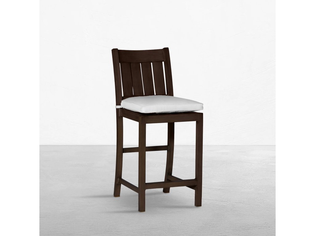 Club Wrought Aluminum Outdoor Counter Stool 24 in. - main image