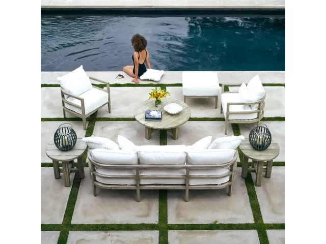 Santa Barbara Teak Outdoor Lounge Chair