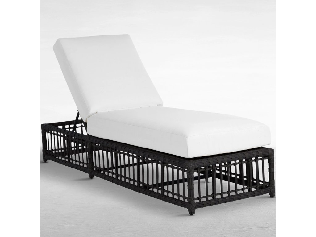 Newport N-Dura Resin Wicker Outdoor Reclining Chaise Lounge - main image