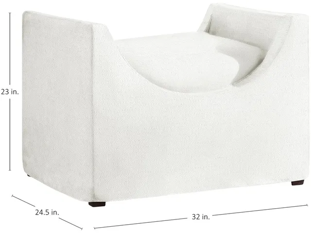 Gayle Outdoor Bench - (None) - Alternative View