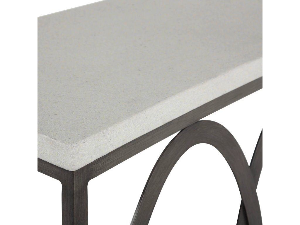 Ella Aluminum Rectangle Outdoor Console Table 50 in. W x 35 in. H - image 5