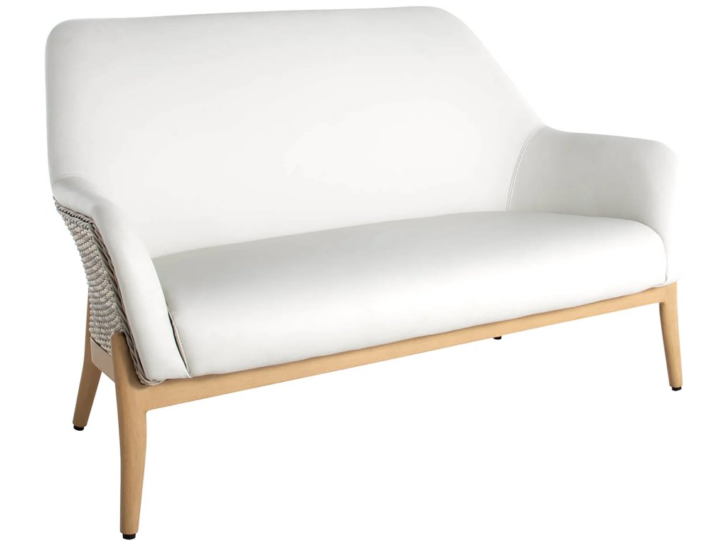 Palma N-Dura Resin Wicker Outdoor Loveseat - image 2