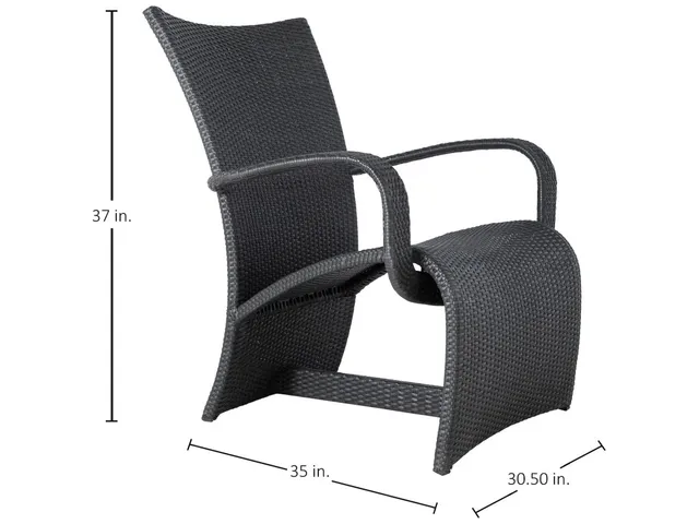 Halo N-Dura Resin Wicker Stackable Outdoor Lounge Chair - Alternative View