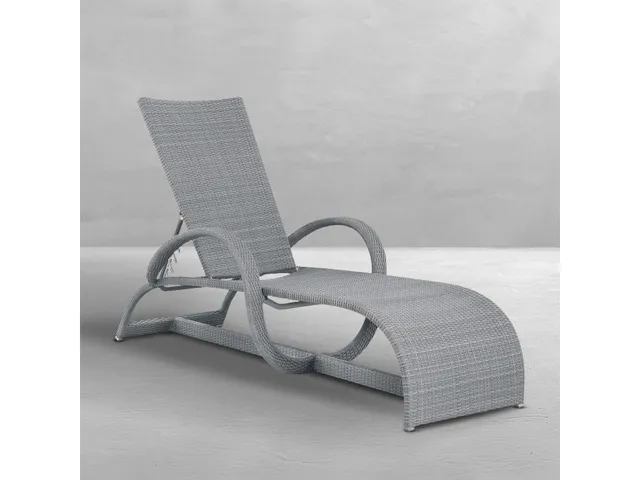 Halo N-Dura Resin Wicker Outdoor Chaise Lounge