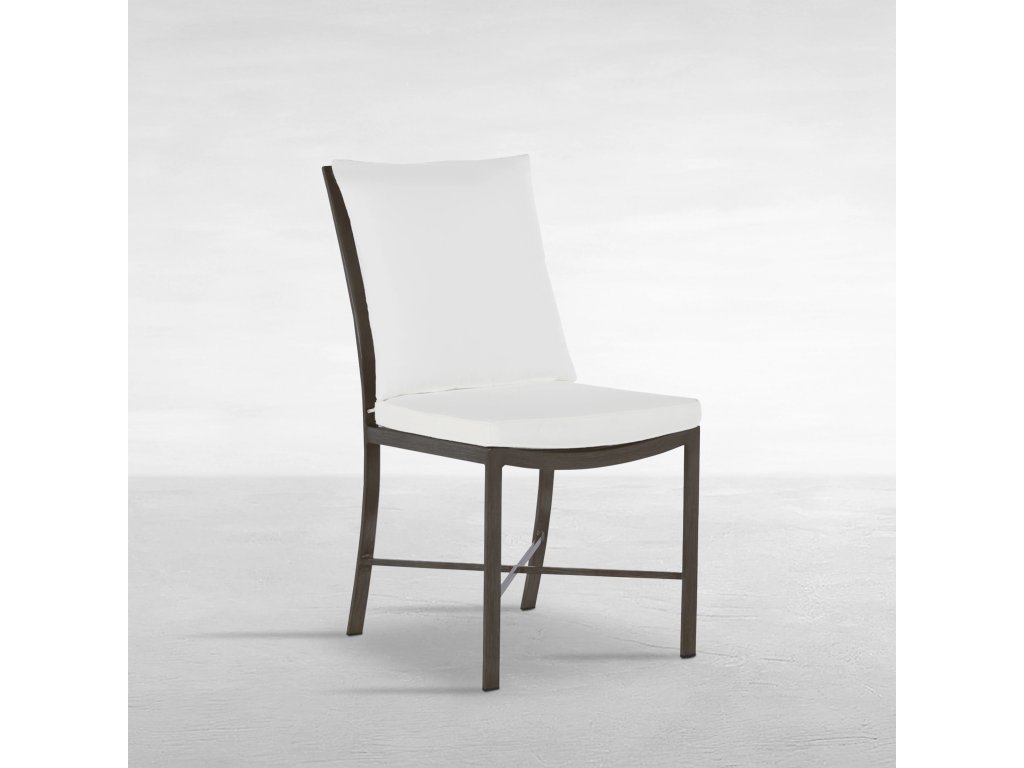 Monaco Wrought Aluminum Outdoor Side Chair - main image