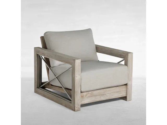 Malta Teak Outdoor Lounge Chair