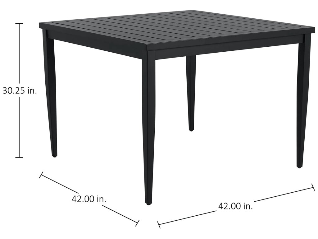 Brookings Aluminum Square Outdoor Table - image 1