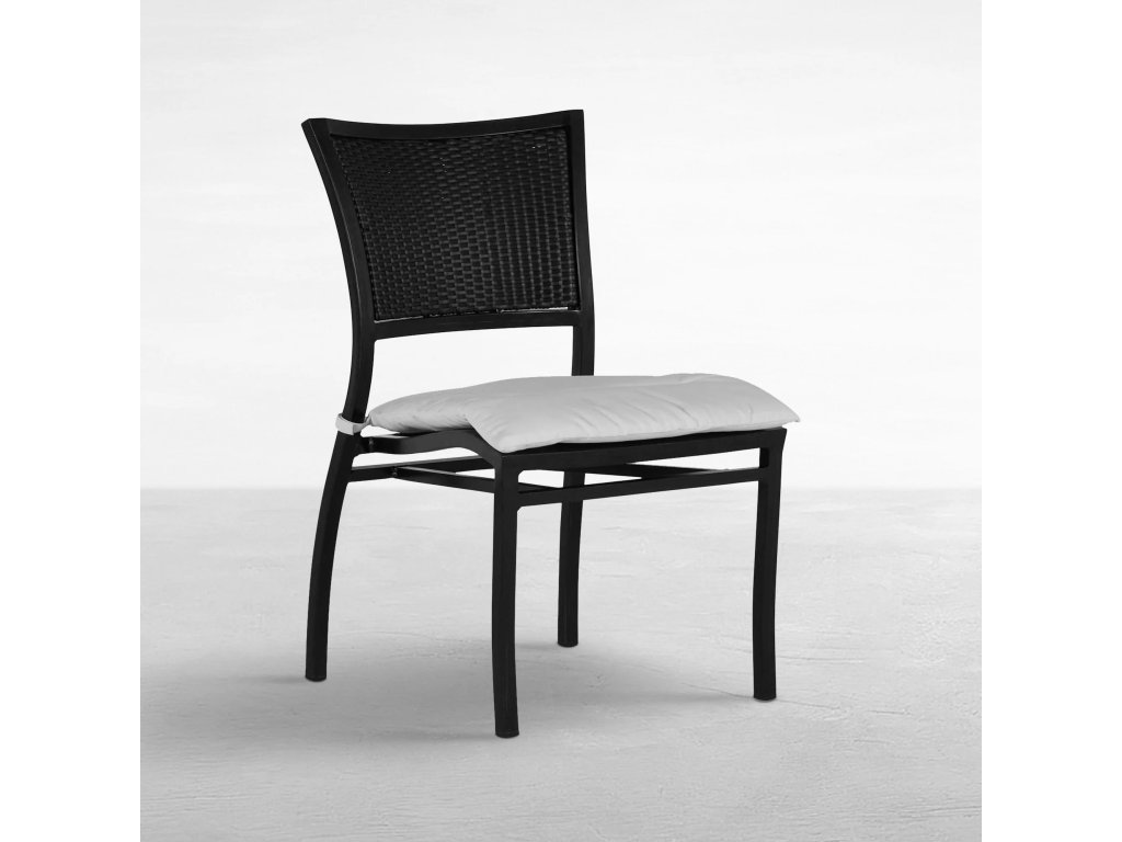 Aire N-Dura Resin Wicker Stackable Outdoor Side Chair - main image