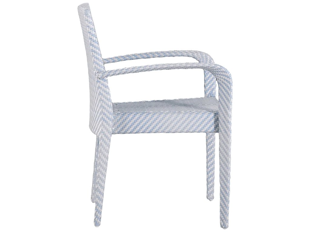 Bari N-Dura Resin Wicker Stacking Arm Chair - image 3