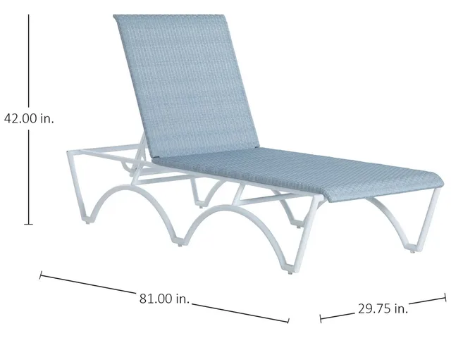 Savoy N-Dura Resin Wicker Outdoor Chaise Lounge