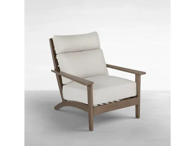 Kennebunkport Wrought Aluminum Outdoor Lounge Chair