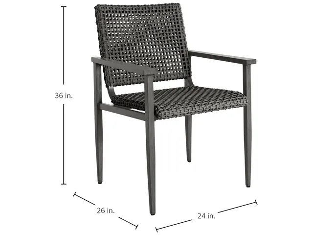 Harbor N-Dura Resin Wicker Outdoor Arm Chair - Alternative View