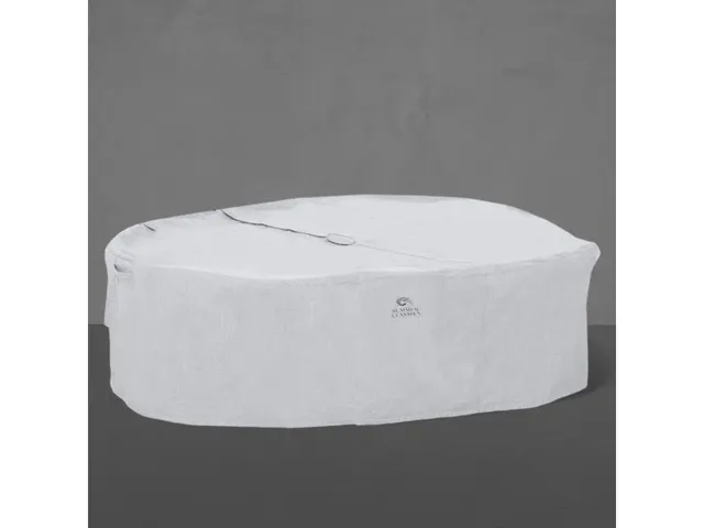 Large Rectangular Table Set Cover W/ Umbrella Hole