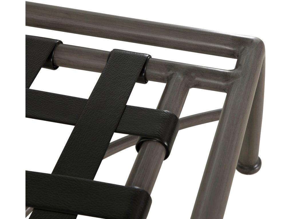 Majorca Wrought Aluminum Outdoor Ottoman - image 10