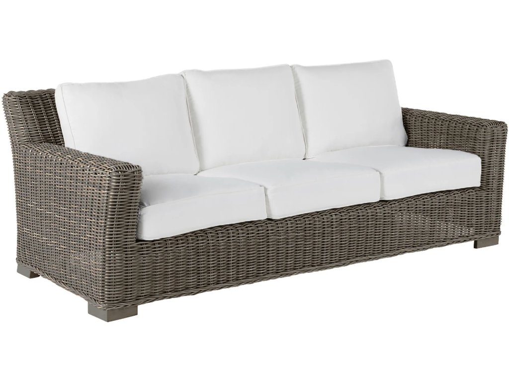 Rustic N-Dura Resin Wicker Outdoor Sofa - image 2