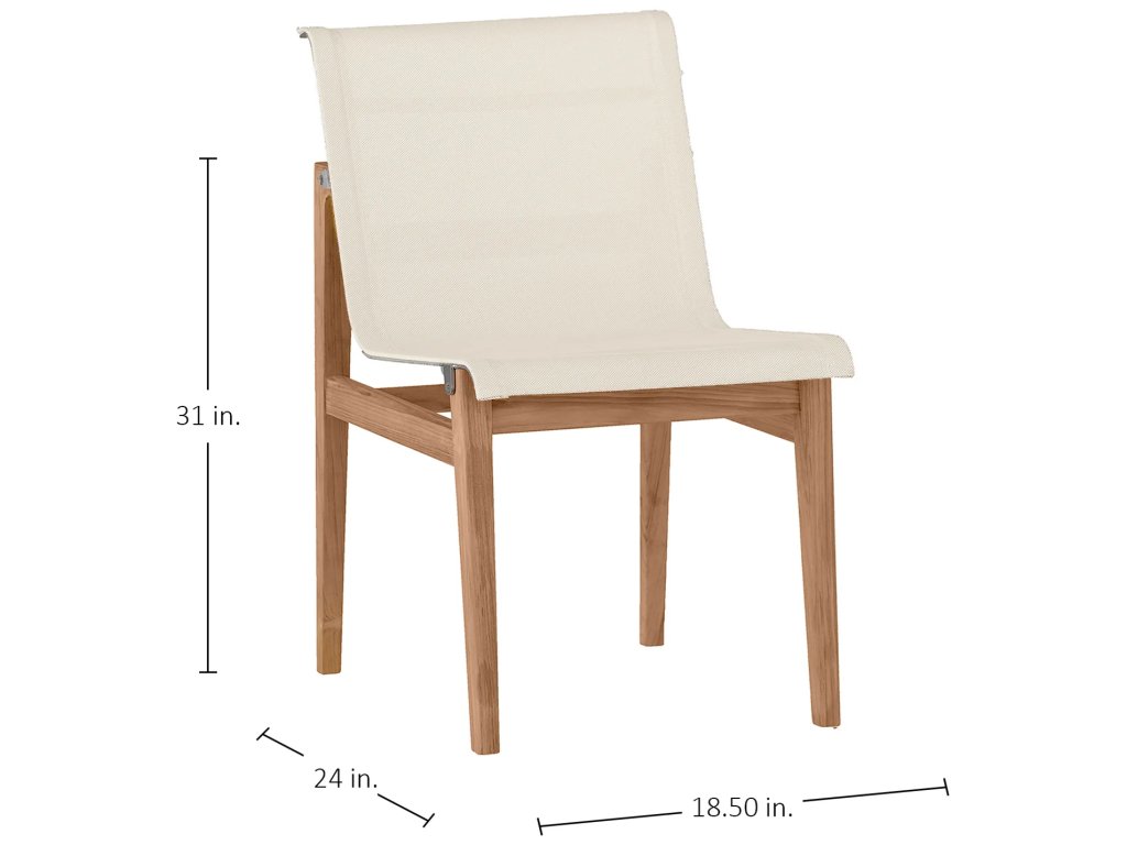 Coast Teak Outdoor Side Chair - image 1