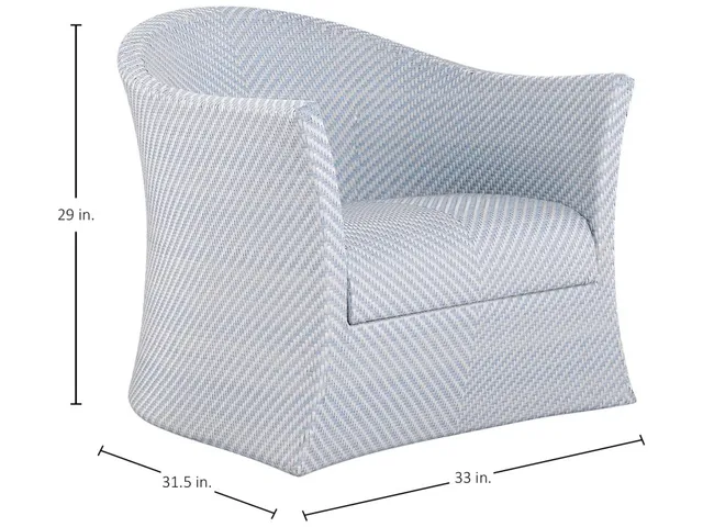 Bari N-Dura Resin Wicker Swivel Lounge - Alternative View