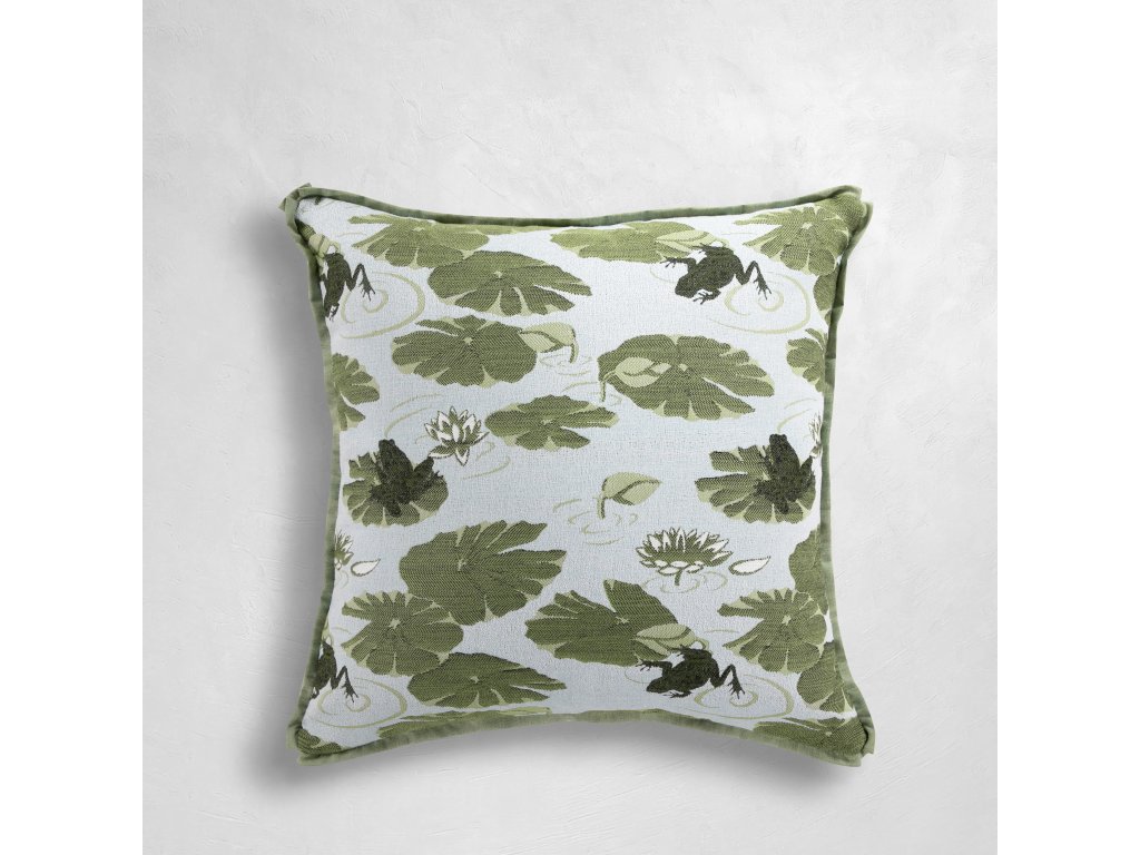 Ribbit Outdoor Throw Pillow - main image