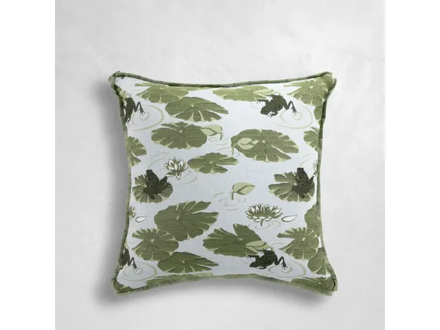 Ribbit Outdoor Throw Pillow