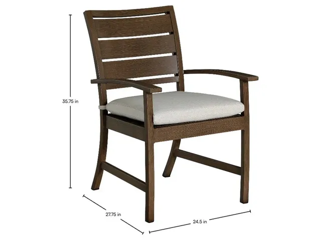 Charleston Wrought Aluminum Outdoor Arm Chair - Alternative View