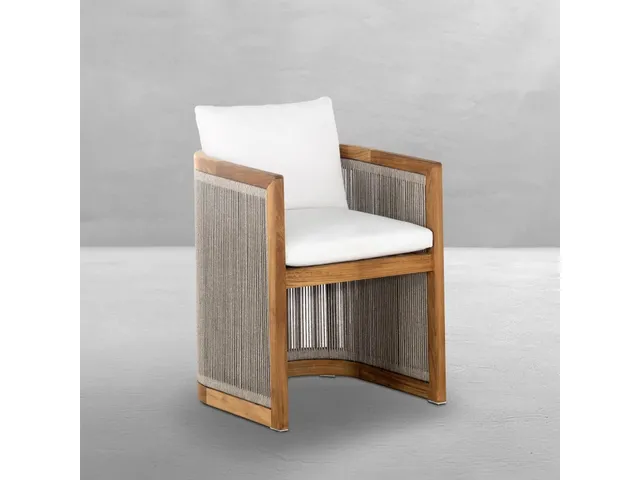 Avalon Teak Outdoor Arm Chair