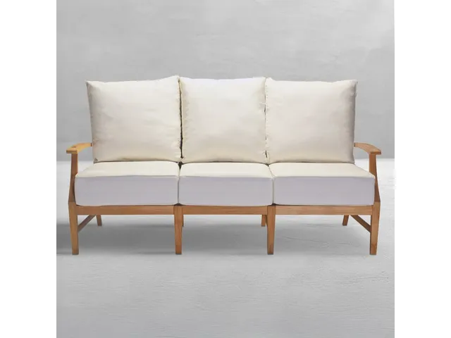 Croquet Teak Outdoor Sofa