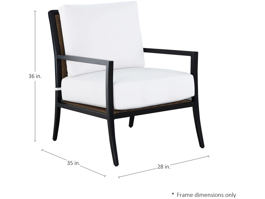 Bermuda Aluminum and Cane Lounge - image 1