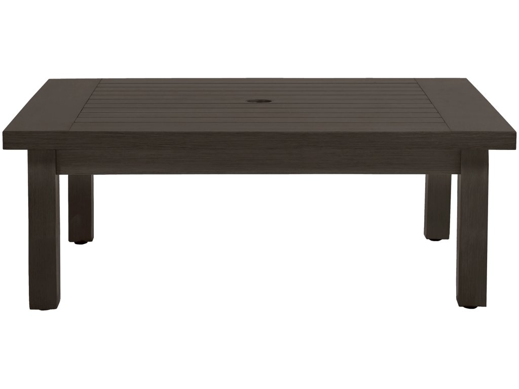 Club Aluminum Square Outdoor Coffee Table - image 2