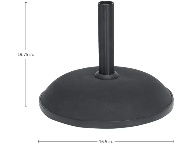 Stained Concrete Umbrella Base - 78 Lbs