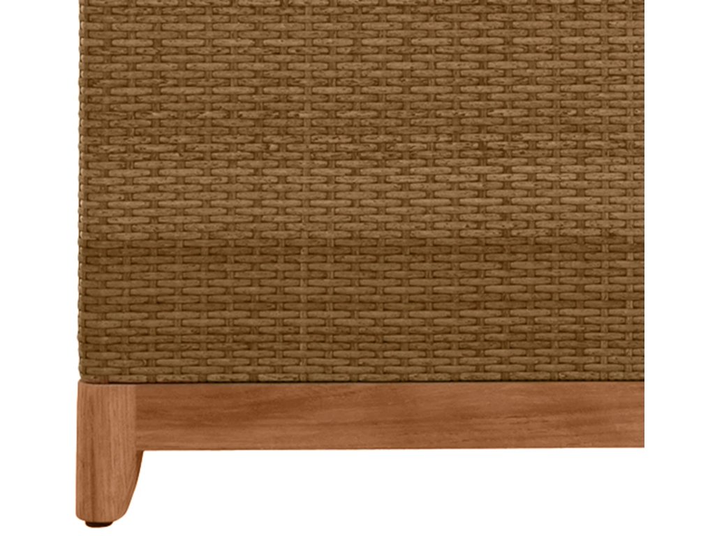 N-Dura Resin Wicker Outdoor Buffet Storage Table 5 Shelves - image 5