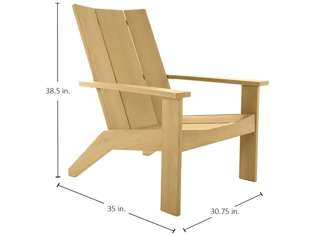 Ashland N-Dura Wood Outdoor Adirondack Lounge Chair - Alternative View