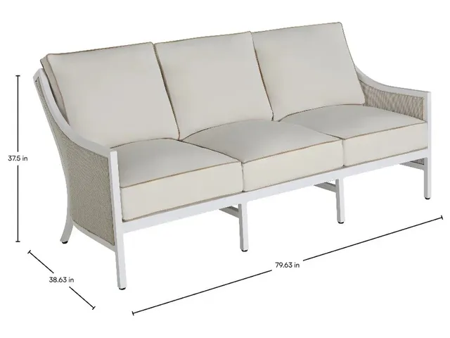 Hamilton Wicker Outdoor Sofa - Alternative View