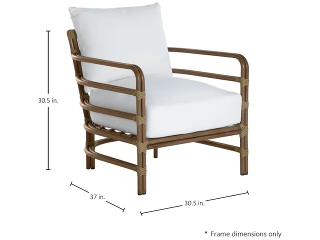 Malibu N-Dura Resin Wicker Outdoor Lounge Chair High Back