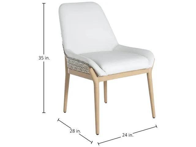 Palma N-Dura Resin Wicker Outdoor Side Chair - Alternative View
