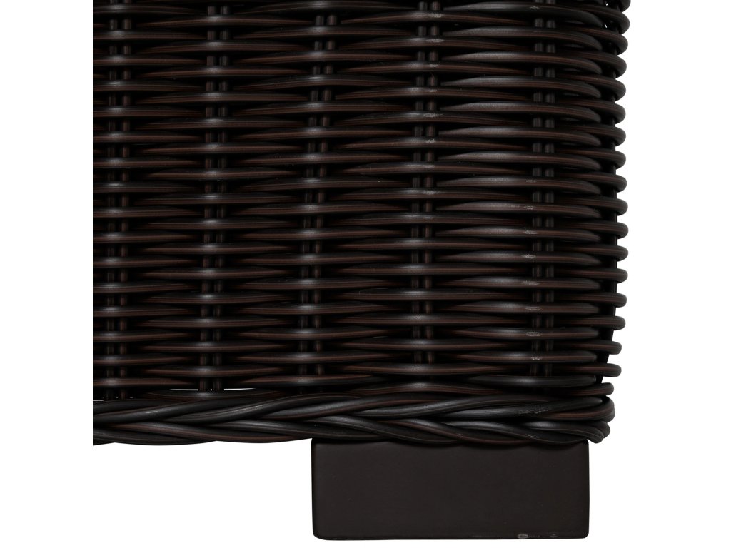 Rustic Woven N-Dura Resin Wicker Outdoor Lounge Chair - image 2