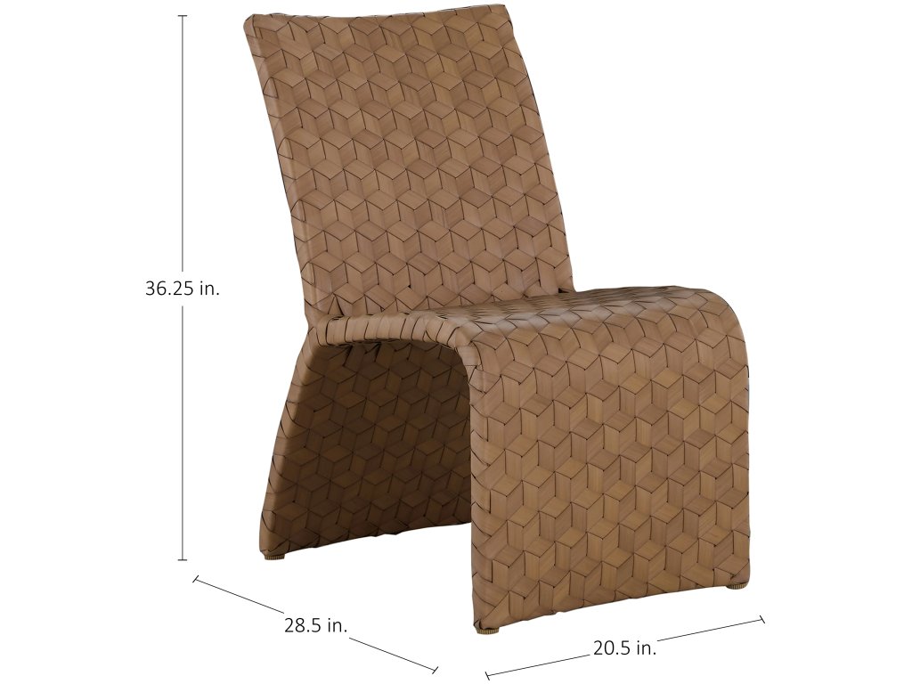Venice N-Dura Resin Wicker Outdoor Dining Side Chair - image 1