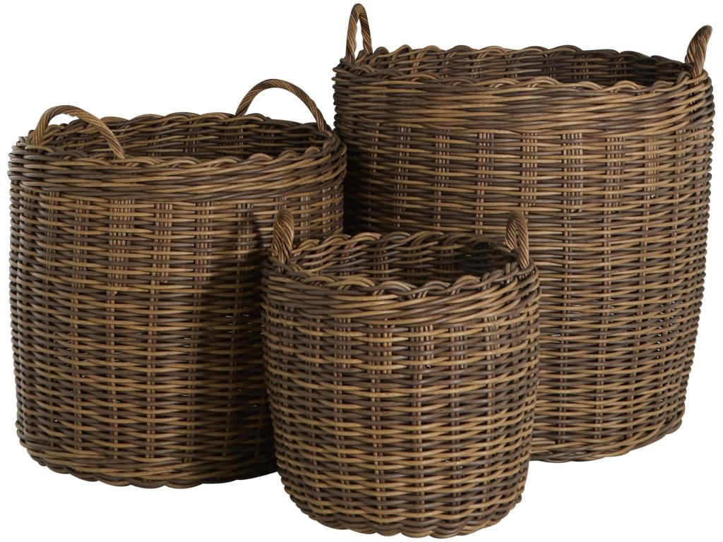 Montecito Large Woven Wicker Outdoor Basket - image 5