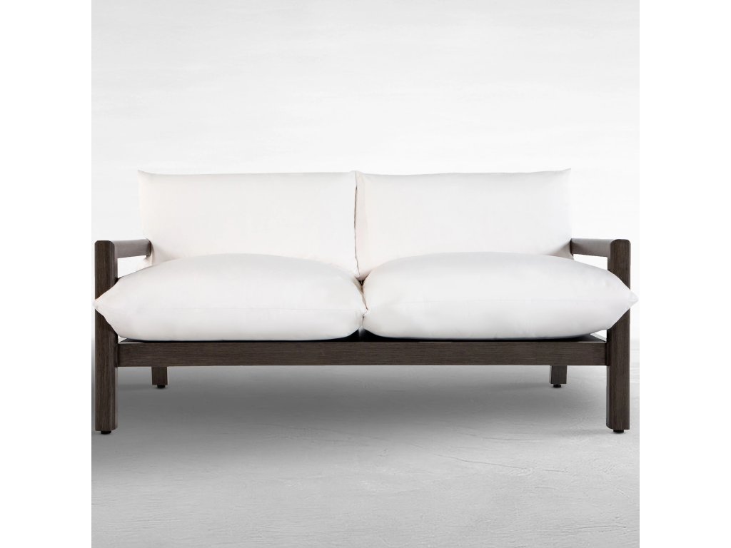 Monterey Wrought Aluminum Outdoor Sofa - main image