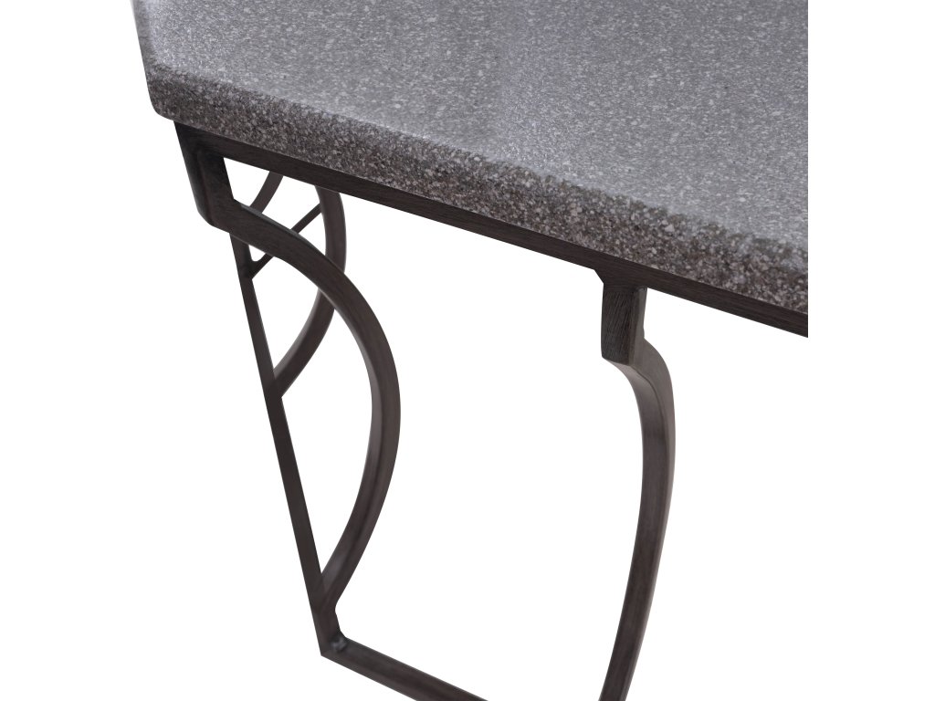 Audrey Wrought Iron Octagonal Outdoor Coffee Table 39 in. W x 16. 25 in. H - image 4