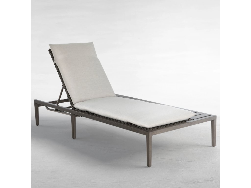 Harbor N-Dura Resin Wicker Outdoor Right Arm Chaise Lounge - main image