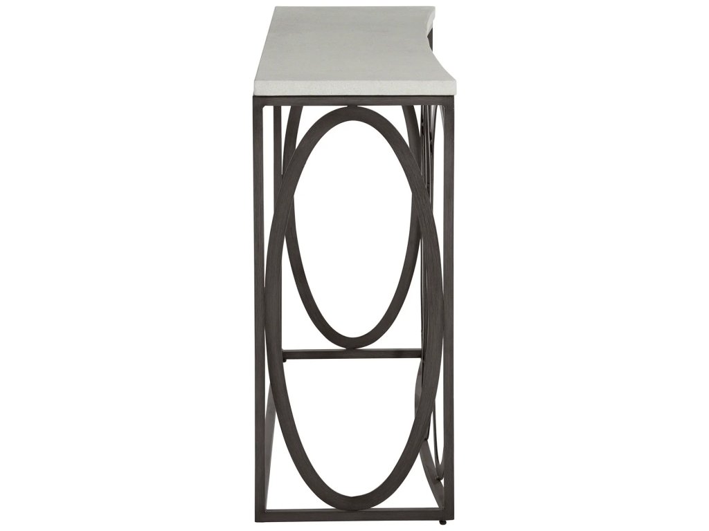 Ella Aluminum Rectangle Outdoor Console Table 50 in. W x 35 in. H - image 3