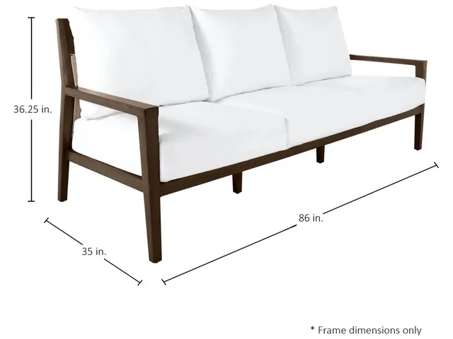 Savannah N-Dura Resin Wicker Outdoor Sofa