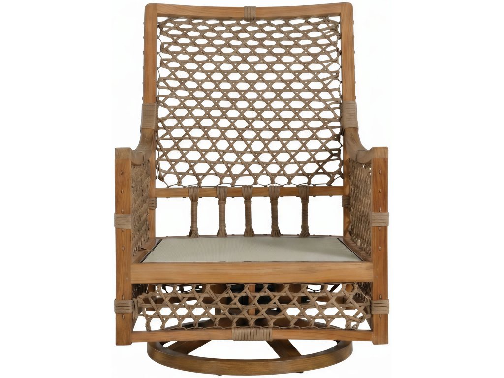 Aspen Teak Outdoor Swivel Lounge - image 2