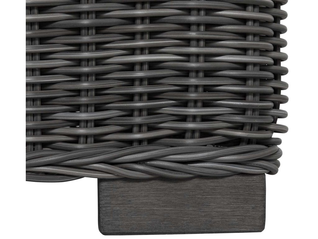 Rustic N-Dura Resin Wicker Outdoor Sectional Left Arm Facing Sectional - image 6