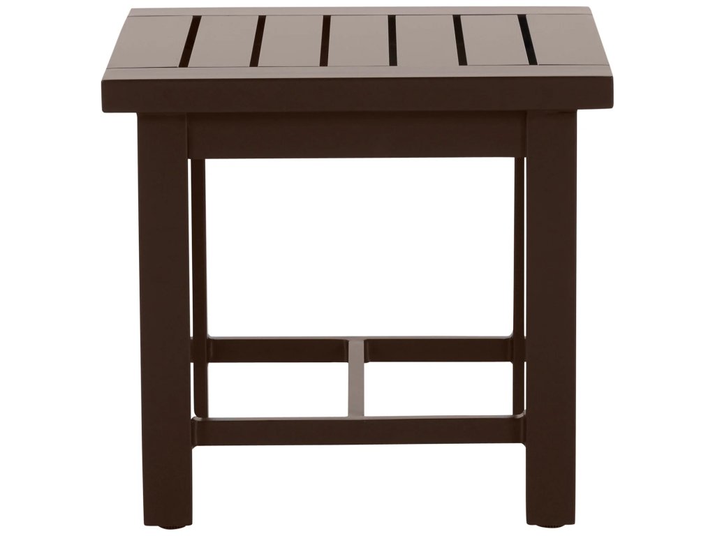 Club Aluminum Square Outdoor End Table - image 3