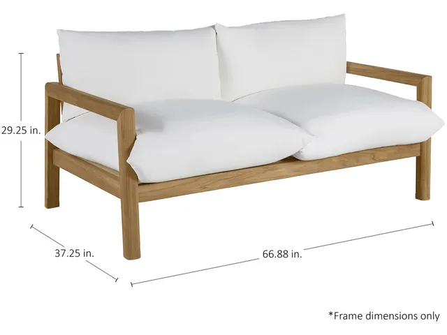 Monterey Teak Outdoor Loveseat