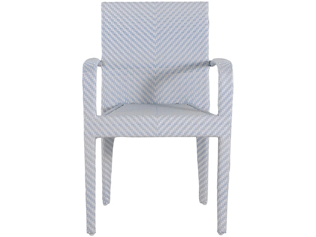 Bari N-Dura Resin Wicker Stacking Arm Chair - image 2