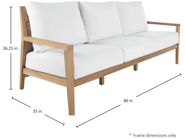 Savannah Teak Outdoor Sofa