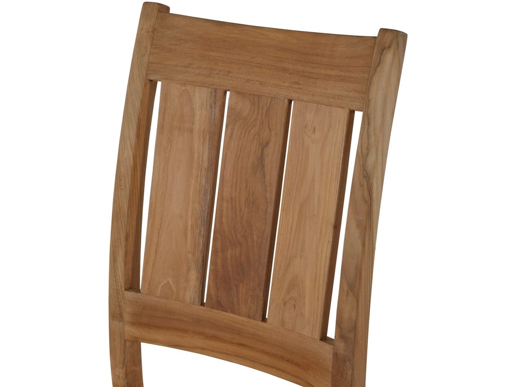 Croquet Teak Outdoor Side Chair - image 3
